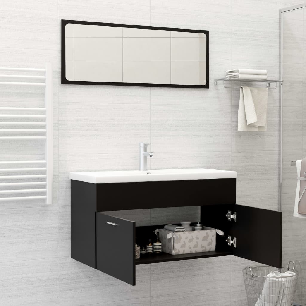 Bathroom Furniture Set Engineered Wood