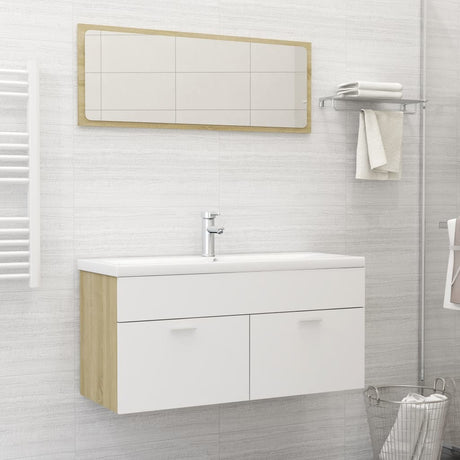 Bathroom Furniture Set Engineered Wood