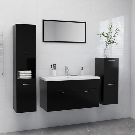 Bathroom Furniture Set Engineered Wood