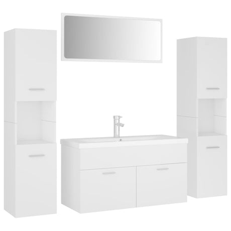 Bathroom Furniture Set Engineered Wood