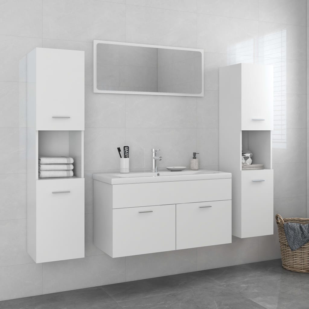 Bathroom Furniture Set Engineered Wood