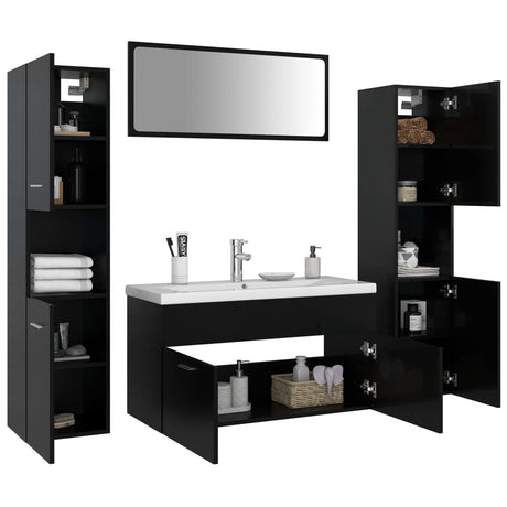 Bathroom Furniture Set Engineered Wood