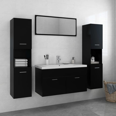 Bathroom Furniture Set Engineered Wood