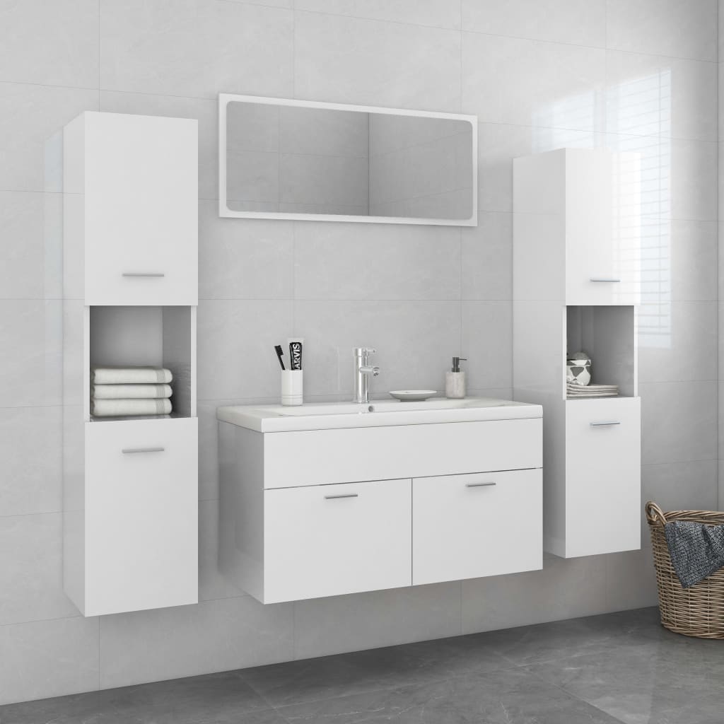 Bathroom Furniture Set Engineered Wood