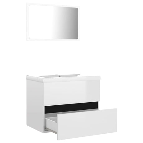 Bathroom Furniture Set Engineered Wood