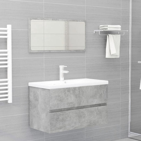 Bathroom Furniture Set Engineered Wood
