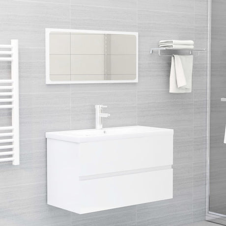 Bathroom Furniture Set Engineered Wood