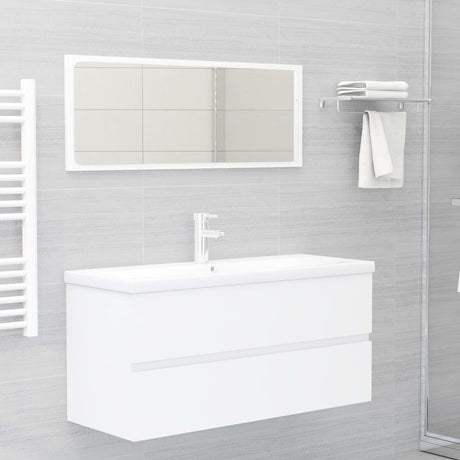 Bathroom Furniture Set Engineered Wood