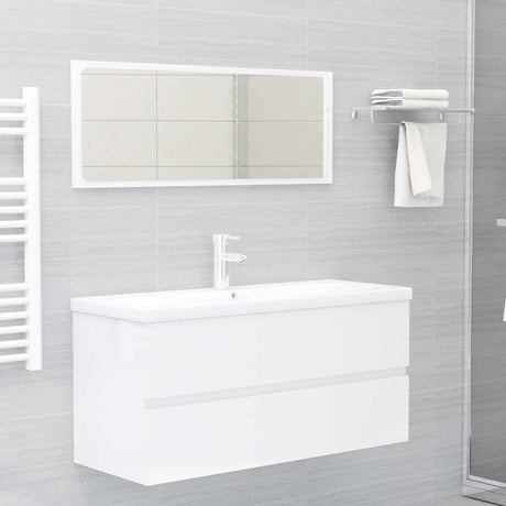 Bathroom Furniture Set Engineered Wood