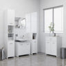 4 Piece Bathroom Furniture Set Engineered Wood