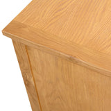 Tv Cabinet 110X35X44 Cm Solid Oak Wood