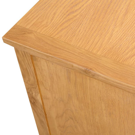 Tv Cabinet 110X35X44 Cm Solid Oak Wood