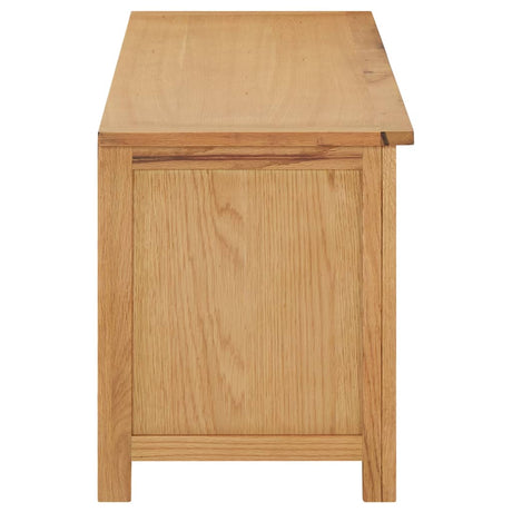 Shoe Rack 114X37X45 Cm Solid Oak Wood
