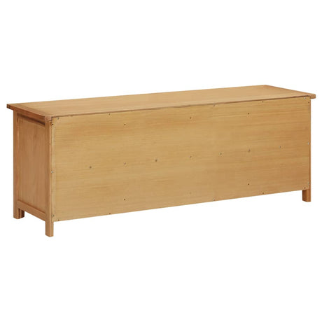 Shoe Rack 114X37X45 Cm Solid Oak Wood