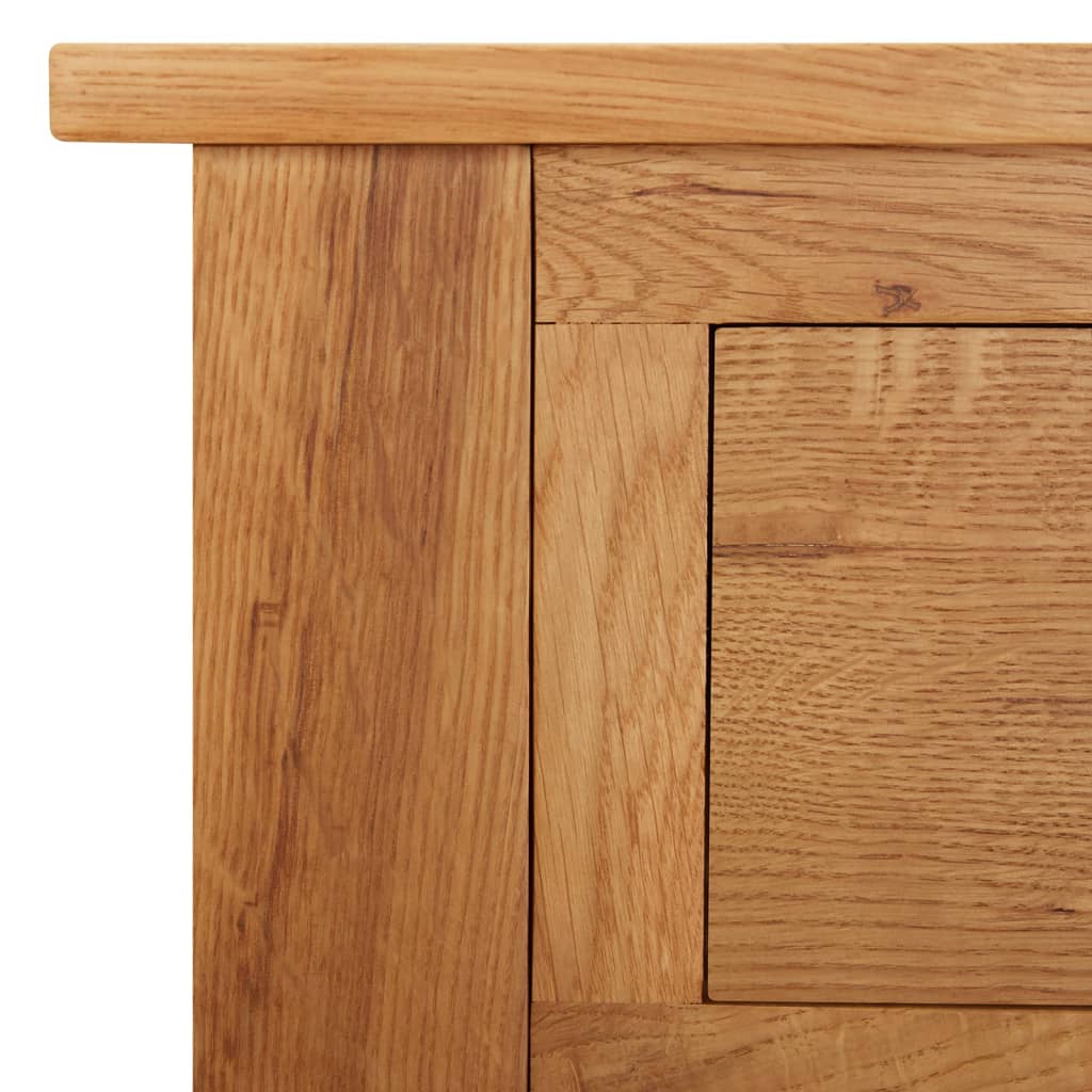 Dressing Table 110X40X75 Cm Solid Oak Wood
