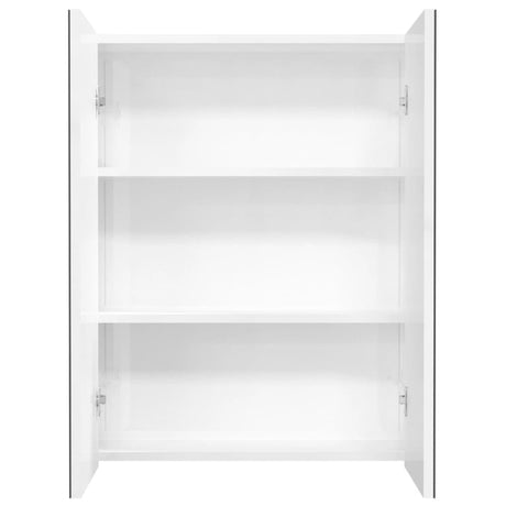 Bathroom Mirror Cabinet 60X15X75 Cm Mdf
