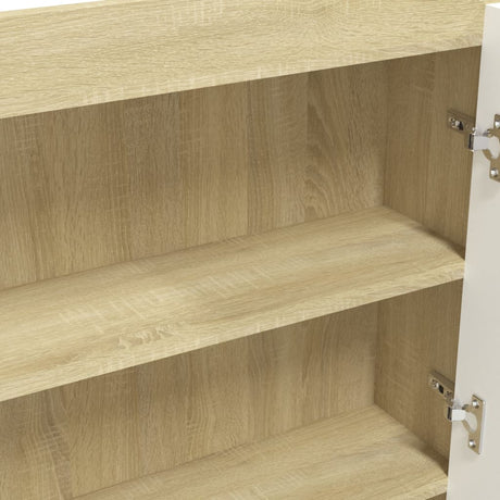Bathroom Mirror Cabinet 80X15X60 Cm Mdf