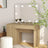 Makeup Table With Led Lights 110X55X145 Cm Mdf