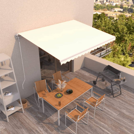 Automatic Retractable Awning Anthracite&White