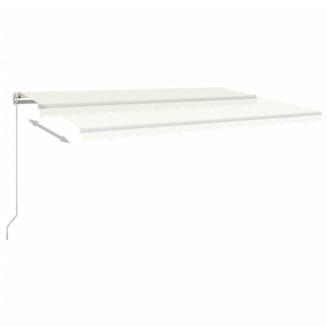 Manual Retractable Awning With Led