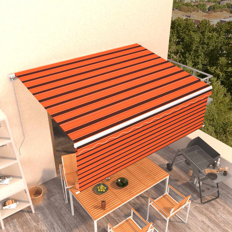Manual Retractable Awning With Blind 4.5X3M