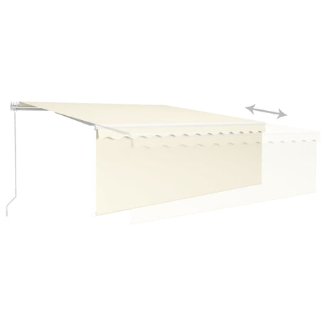 Manual Retractable Awning With Blind 4.5X3M
