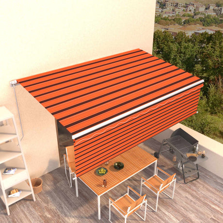 Manual Retractable Awning With Blind 4.5X3M