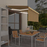 Manual Retractable Awning With Blind&Led 4.5X3M