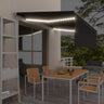 Manual Retractable Awning With Blind&Led 4.5X3M