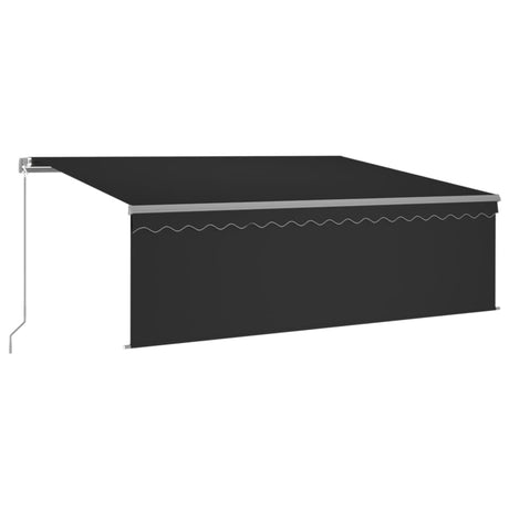 Manual Retractable Awning With Blind&Led 4.5X3M