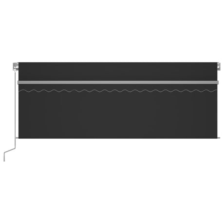 Manual Retractable Awning With Blind&Led 4.5X3M
