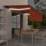 Manual Retractable Awning With Blind&Led 4.5X3M