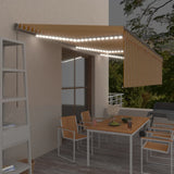 Manual Retractable Awning With Blind&Led 4.5X3M