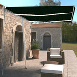 Manual Retractable Awning With Led
