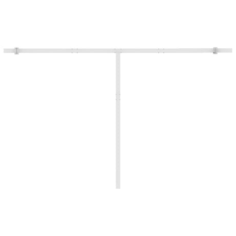 Freestanding Manual Retractable Awning Orange/Brown