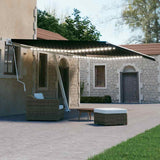 Manual Retractable Awning With Led