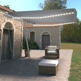 Manual Retractable Awning With Led