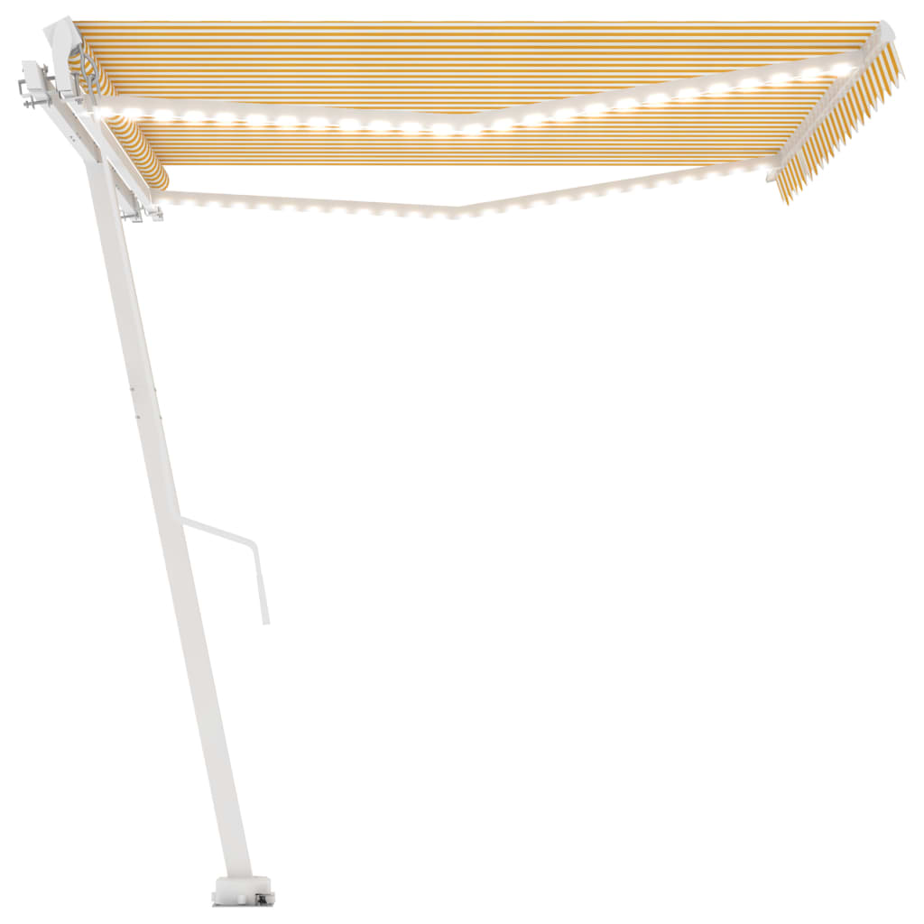 Manual Retractable Awning With Led