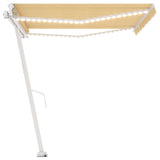 Manual Retractable Awning With Led