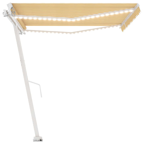 Manual Retractable Awning With Led