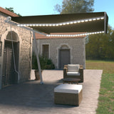 Manual Retractable Awning With Led