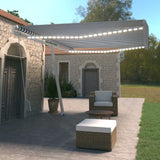 Manual Retractable Awning With Led