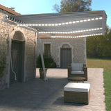 Manual Retractable Awning With Led
