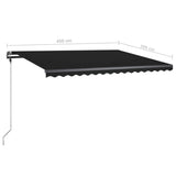 Freestanding Manual Retractable Awning
