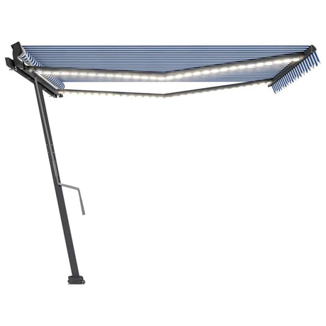 Manual Retractable Awning With Led