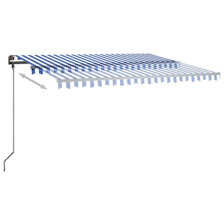 Manual Retractable Awning With Led