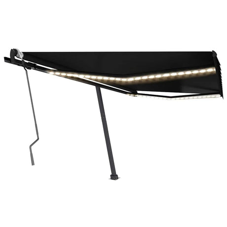 Manual Retractable Awning With Led