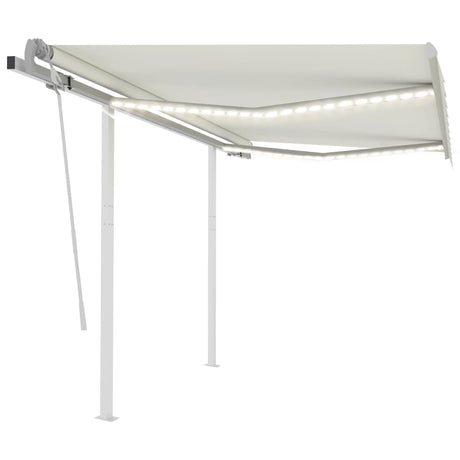 Manual Retractable Awning With Led