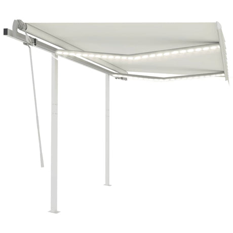 Manual Retractable Awning With Led
