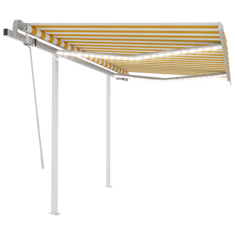 Manual Retractable Awning With Led